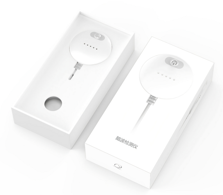 腦波檢測儀包裝-開蓋